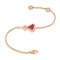 Bvlgari Rose Gold Divas Dream Diamond & Carnelian Bracelet