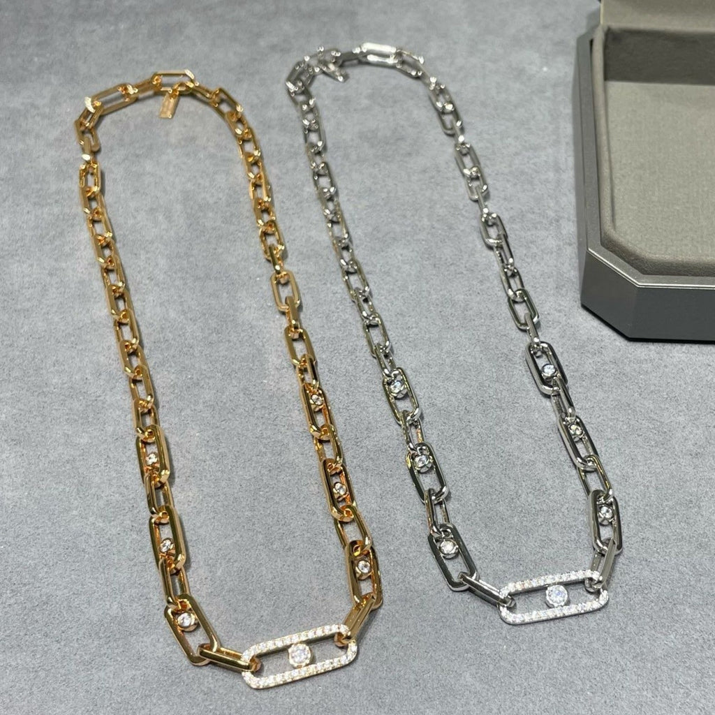 Messika Move Link Cubic Zirconia Necklace
