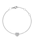 Chopard Happy Heart Silver Bracelet Cubic Zirconia