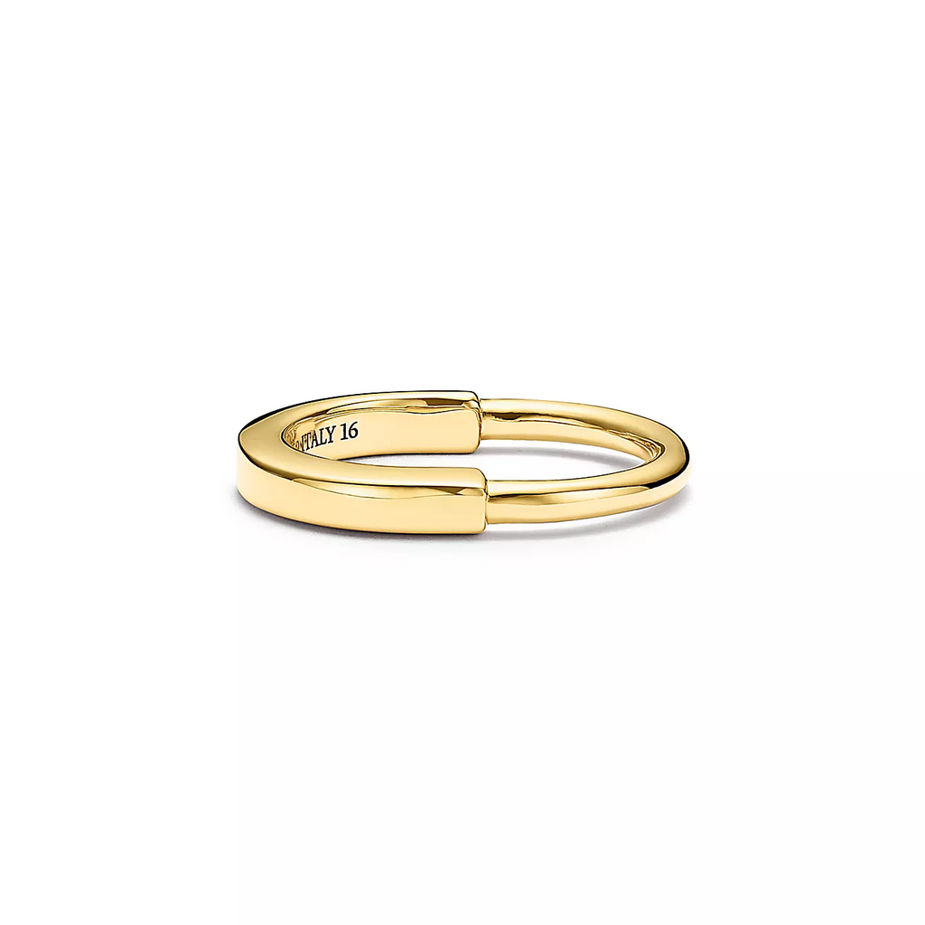 Tiffany Lock Ring Gold