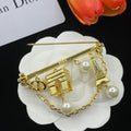 Dior CD Brooch 182694