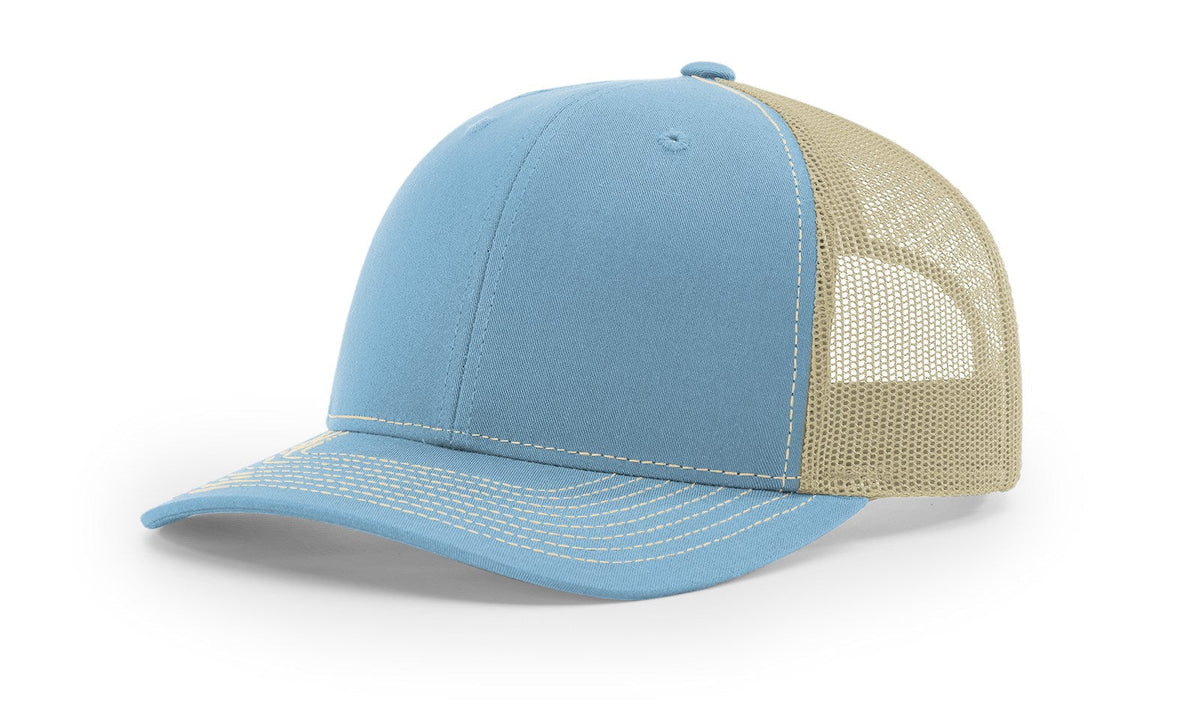 Richardson 112 Trucker Cap Split Hats Split Colors Two Colors - Blank