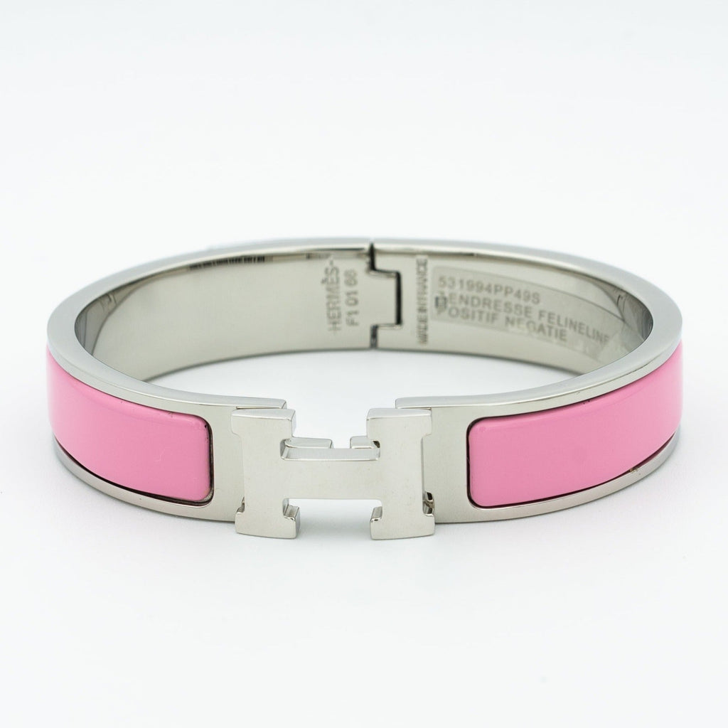 Hermes H Pink Bracelet