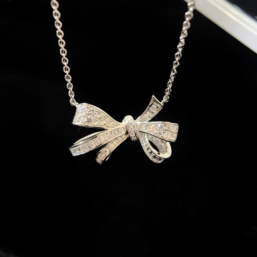 Graff Tilda Box Classic Silver Cubic Zirconia Necklace