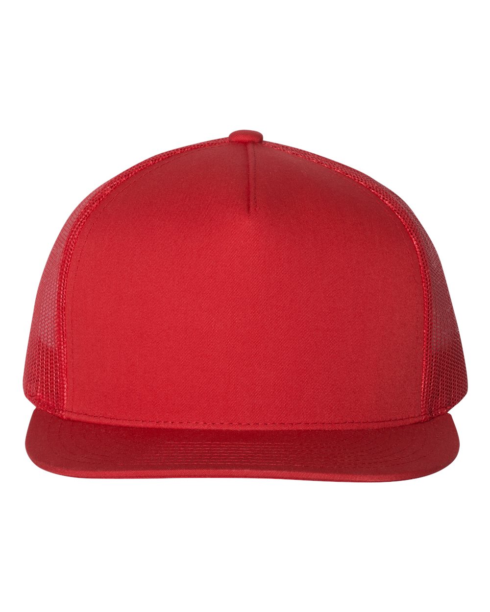 YP Classics, Yupoong 6006 Flat Bill Trucker Cap - Blank