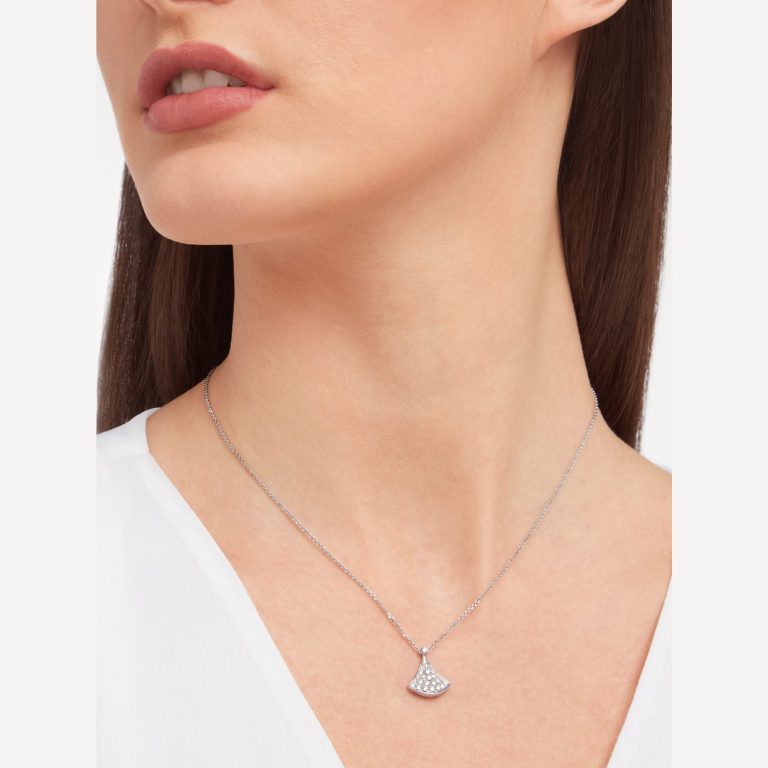 Bvlgari Dream Necklace Silver Cubic Zirconia