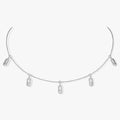 Messika Choker Move Uno Pampille Paved Silver Cubic Zirconia Necklace