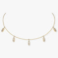 Messika Choker Move Uno Pampille Paved Gold Cubic Zirconia Necklace