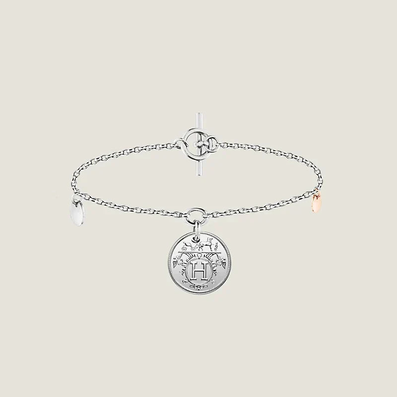 Hermes Ex-Libris Pendant Bracelet